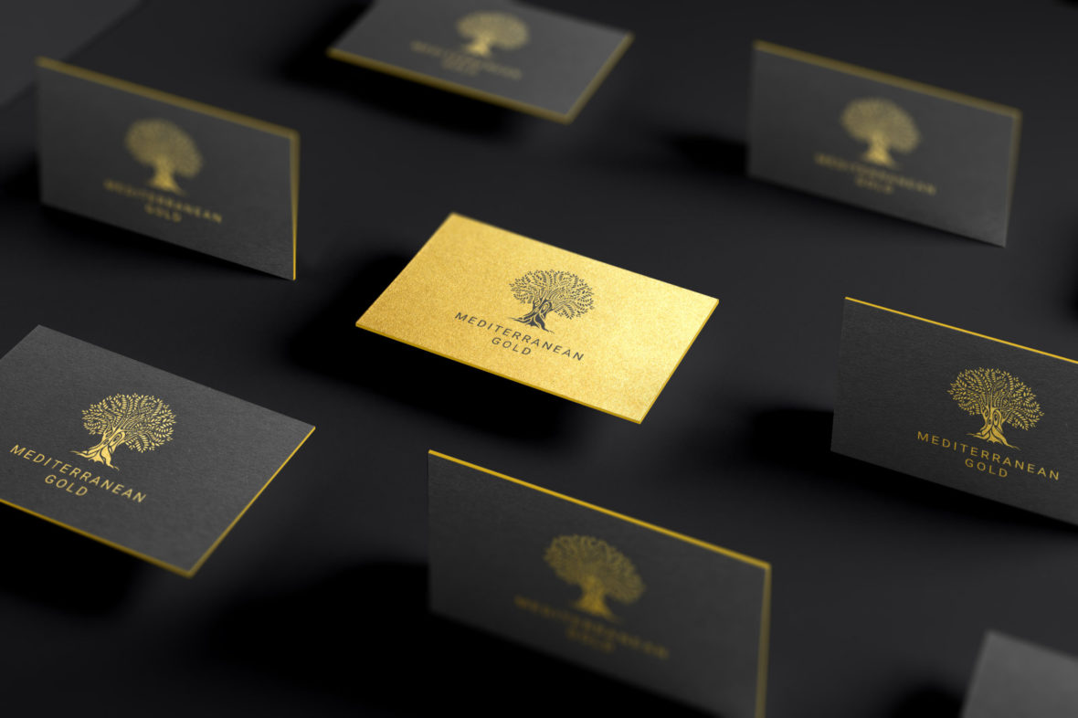 Mediterranean Gold brand identity