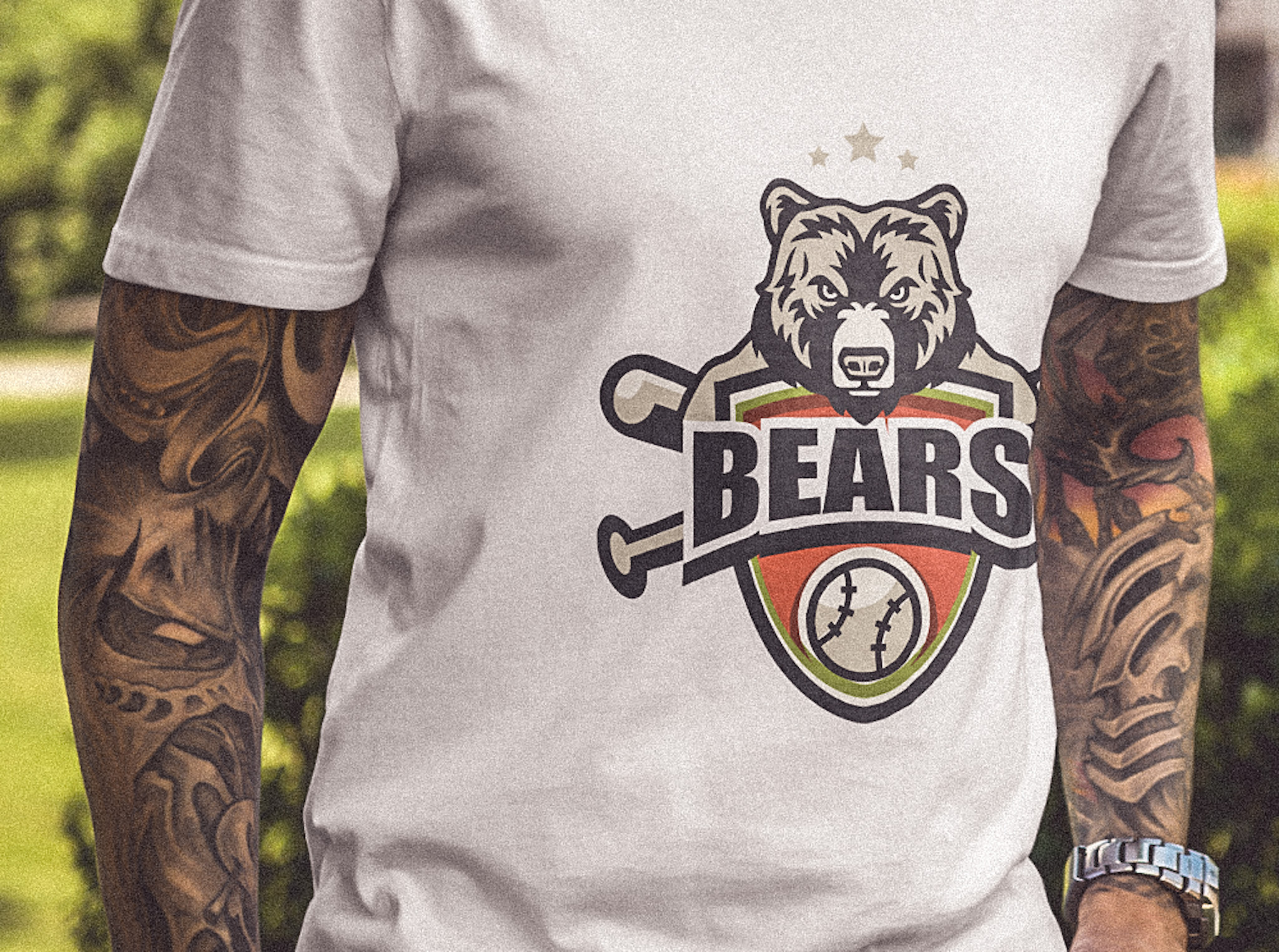 Bears B.S.C. logo design